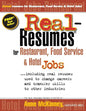 Real-Resumes for Restaurant, Food Service & Hotel Jobs - Paperback