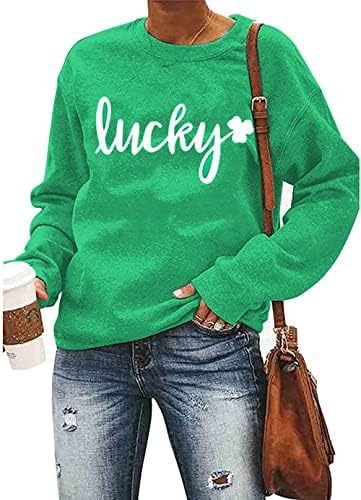 Womens Printed Long Sleeve Pullover Top