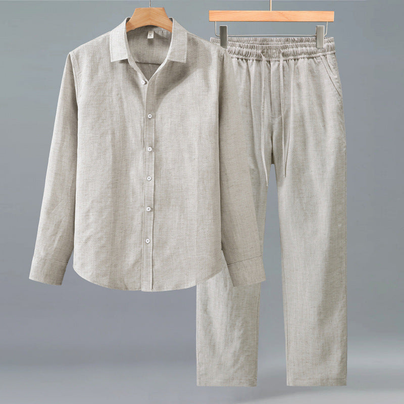 High-end Quality Tencel-linen Casual Mens Suit