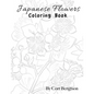 Japanese Flowers Coloring Book - Paperback