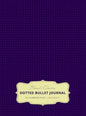 Large 8.5 x 11 Dotted Bullet Journal (Eggplant #11) Hardcover - 245 Numbered Pages - Hardcover