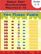 Multiplication Practice Workbook - Paperback
