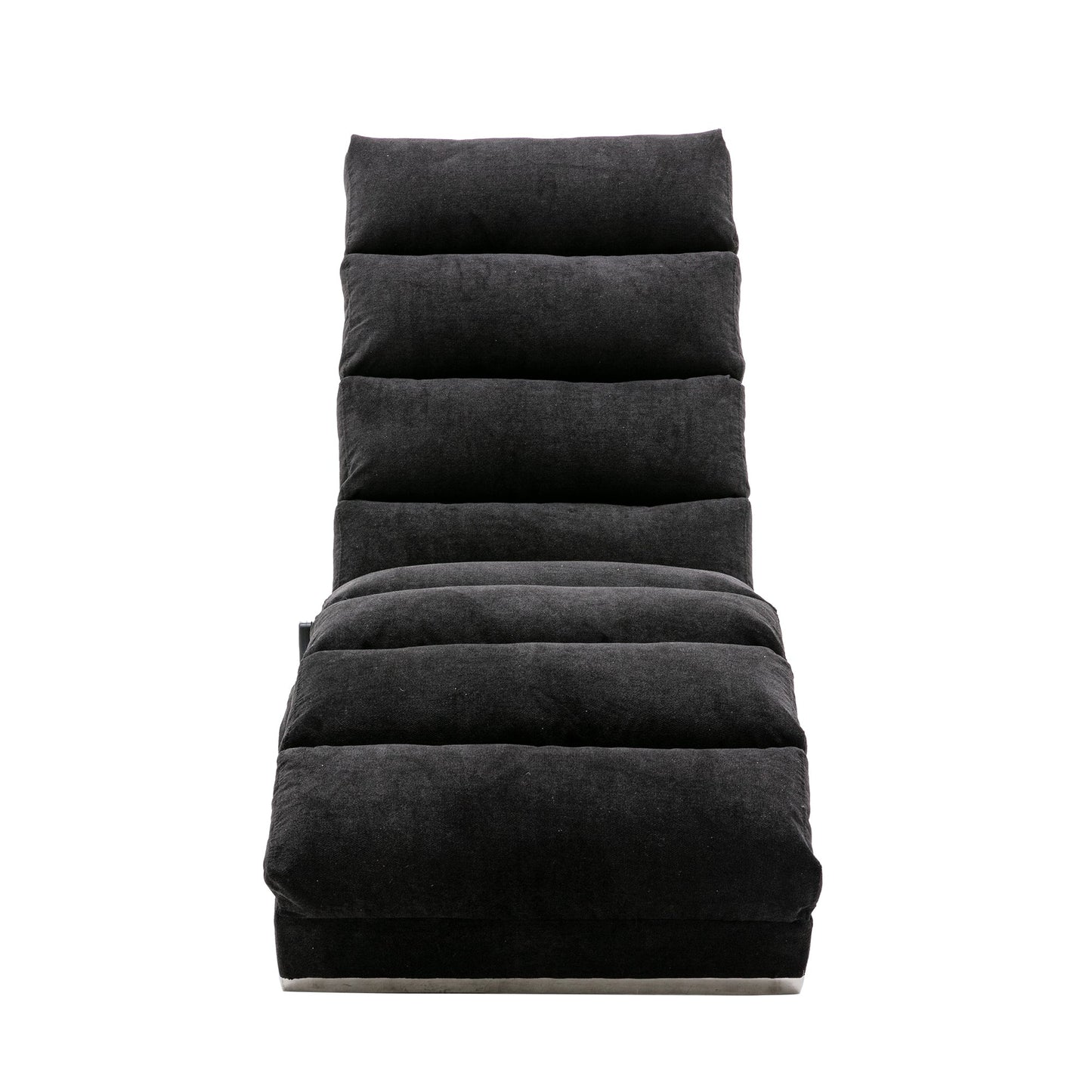 Luxury Upholstered Chaise Lounge, Vibration Relaxation, Fixed Back Recliner