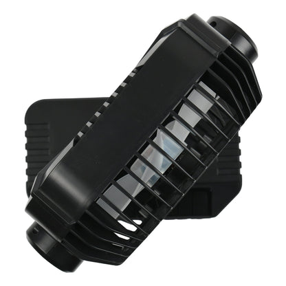 10400mAh Solar Fan Camping Fan with Solar Panel LED Lantern 7W 8 Inch