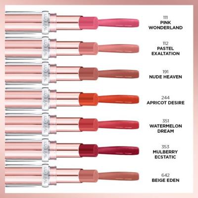 Loreal Paris Glow Paradise Balm-in-Lipstick - 353 Mulberry Ecstatic, Moisturizing Lipstick with Pomegranate Extract