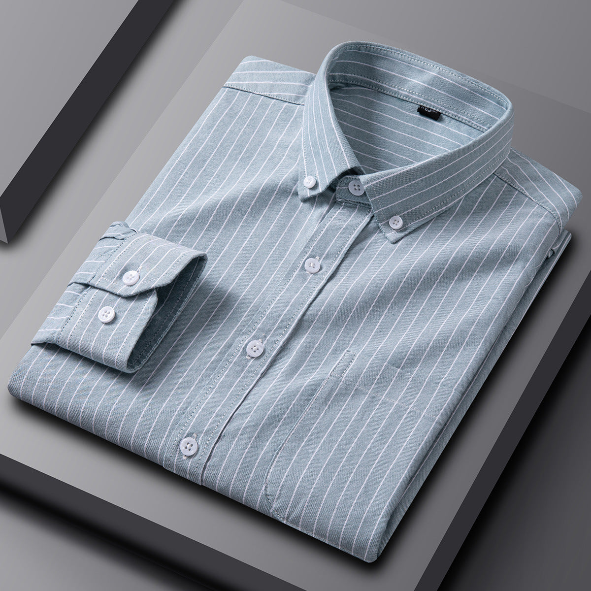 Men's Cotton Long Sleeve Oxford Woven Shirts