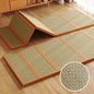 Foldable Japanese Tatami Rattan Mat – Cooling Summer Floor Rug