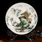 Ceramic Hanging Plate – Office & Living Room Asian Home Decor