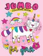 Jumbo Coloring Book for girls: Easy and Beautiful Animals Coloring Pages - Paperback
