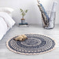 Beautiful Blue and White Tapestry Handmade Carpet Bedroom Bedside