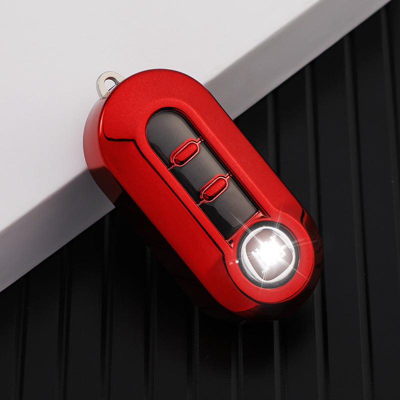 Silicone Key Fob Cover Case for - 3 Button Folding Remote Key Shell Protector