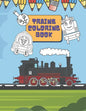 Trains Coloring Book: Train Coloring Book for Toddlers, Preschoolers, Kids, Boys and Girls, Cute Illustriations of Trains and Locomotives - Paperback
