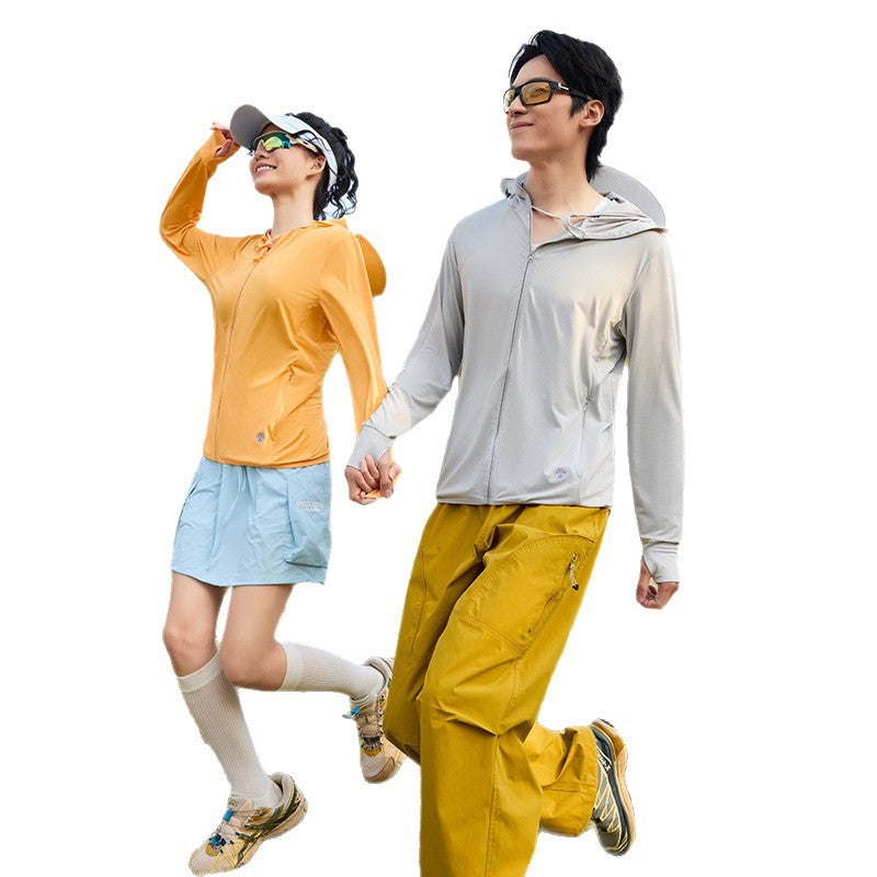 Mens Outdoor Ice-silk Sun-protective Clothing