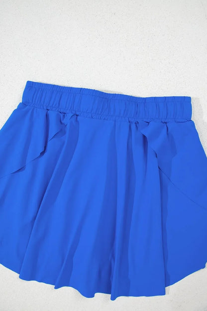 Drawstring Active Skorts