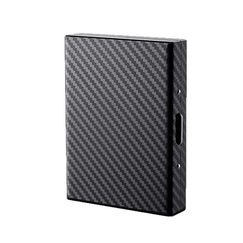 6-Slot Multi-Function Stainless Steel Large-Capacity Metal Card Holder
