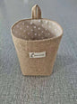 Wall-mounted Desktop Sundries Jute Storage Bag Bathroom S