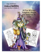 Lacy Sunshine's Halloween Coloring Book Volume 4: Whimsical Witches, Ghosts, Pumpkins and Vampires - Paperback