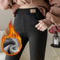 Solid Color Grey Plus Size Pocket Leggings Stretch