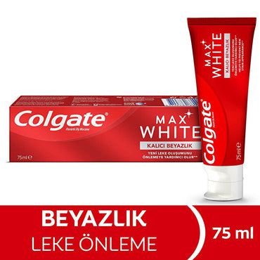 Colgate Max White Whitening Toothpaste 75ml - Permanent Whiteness | Fresh Breath