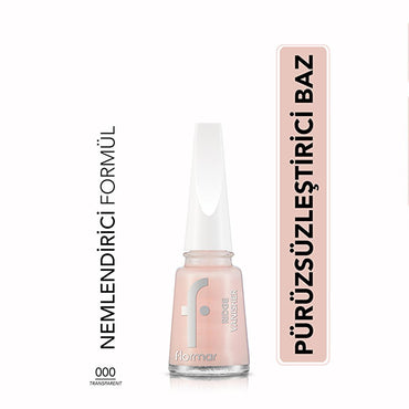 Flormar Ridge Vanisher Nail Care Product - Smooths Nail Ridges, Moisturizes & Primes Nails