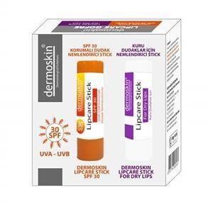 Dermoskin Lip Care SPF 30 - Moisturizing, Protective, and Hypoallergenic Lip Balm for Dry Lips
