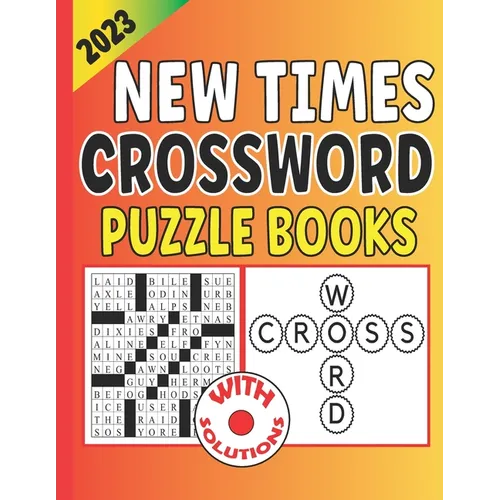 2023 New Times Crossword Puzzle Books: Penny press medium crossword puzzles book for senior & adults - Paperback
