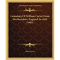 Genealogy Of William Carver From Hertfordshire, England, In 1682 (1903) - Paperback