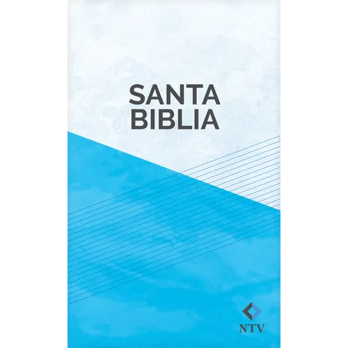 Biblia Econica Ntv, Edici Semilla (Tapa R俍tica, Azul) - Paperback