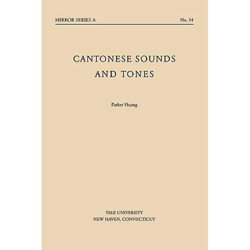 Cantonese Sounds and Tones - Paperback
