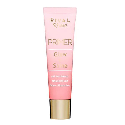 Rival Loves Me Primer Glow&Shine Makeup Primer - Dermatologically Tested, Hydrating, 1.01 fl oz