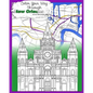 Adult Coloring Books: Stress Relieving Relaxation for Grownups and Adults: Color Your Way Through New Orleans With Intricate Designs - Paperback