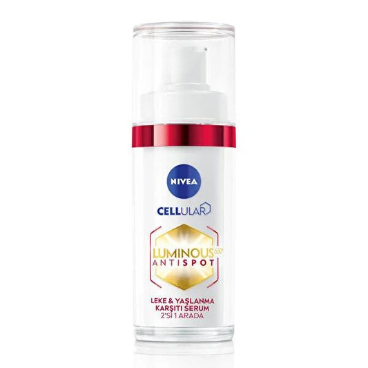 Nivea Cellular Luminous630 Anti-Aging Serum - Age Spot Correction & Wrinkle Reduction with Hyaluronic Acid