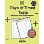 Addition and subtraction Timed Test: Digits 0-20, Age (5-10), Practice probléme mathématique - Paperback
