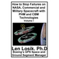 How to Stop Failures on NASA, Commercial and Military Spacecraft with PHM and CBM Technologies Volume I - Paperback