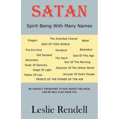 Satan, Spirit Being With Many Names - Paperback