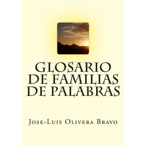 Glosario de Familias de Palabras - Paperback