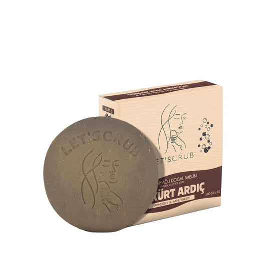 Let'scrub Sulfur Juniper Soap - Natural Skincare for Acne, Eczema - Artisanal Soap with Antiseptic Properties