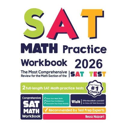 SAT Math Practice Workbook: The Most Comprehensive Review for the Math Section of the SAT Test - Paperback
