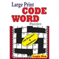 Large Print Code Word Puzzles - Paperback