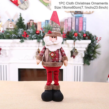 Christmas Doll Ornaments Merry Christmas Decorations For Home Table Decor Xmas Gift 2025 Navidad Natal New Year Decor 2026 Noel