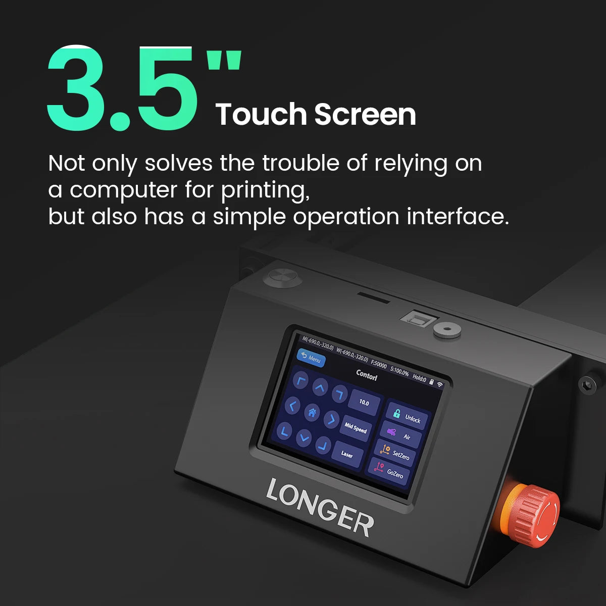 Longer RAY5 Laser Engraver & Cutter – 5W / 10W / 20W with WiFi & Touchscreen
