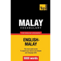 Malay vocabulary for English speakers - 9000 words - Paperback