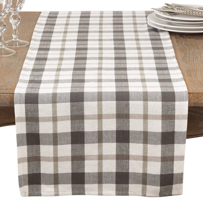 Fennco Styles Classic Plaid Design Tabletop Collection