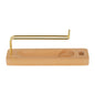 Palo Santo and Incense Holder - Wooden & Metal Desktop Burner for Sage, Incense Sticks & Candles, Tabletop Centerpiece for Meditation & Home Decor