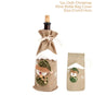 Christmas Wine Bottle Cover Merry Christmas Decorations For Home 2024 Christmas Ornament Xmas Navidad Natal Gifts New Year 2025