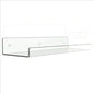 1/2pcs 11.8inch Clear Acrylic Shelves, Wall Mounted Storage for Kitchen, Bathroom, Office - Home Organization and Decor