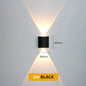 Aluminum LED Wall Light IP65 Waterproof Up/Down Wall Sconce, Outdoor & Indoor 2W-12W for Garden Patio Porch Bedroom Living Room Stairs