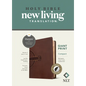 NLT Compact Giant Print Bible, Filament Enabled (Leatherlike, Mahogany Celtic Cross, Indexed, Red Letter) - Imitation Leather