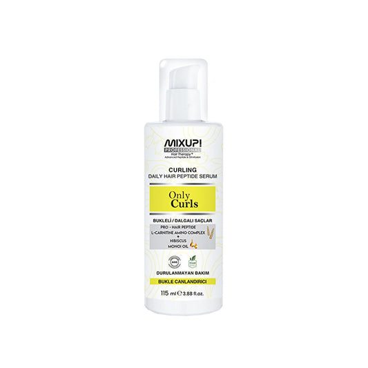 Mixup. Only Curls Hair Serum - Nourishing Peptide & L-Carnitine Formula for Curly & Wavy Hair