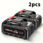 Cordless Electric Riding Lawn Mower and Weed Trimmer for Gardens & Courtyards
